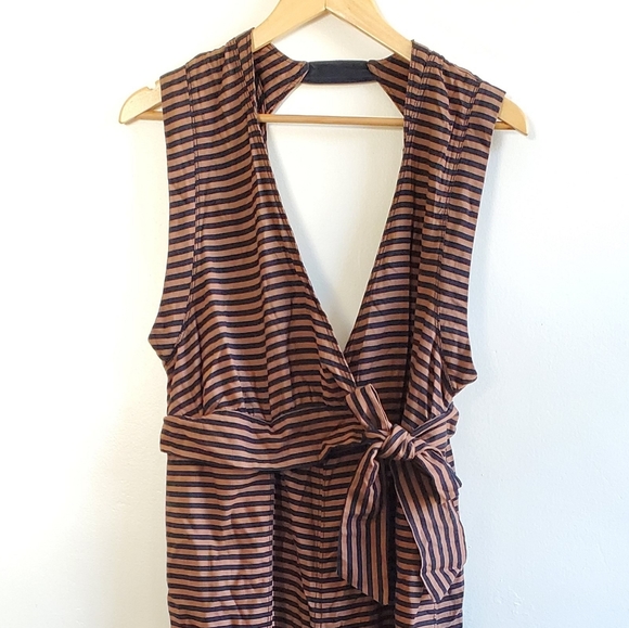 New Free People Find The Chi Striped Onesie Jumpsuit - Picture 9 of 15